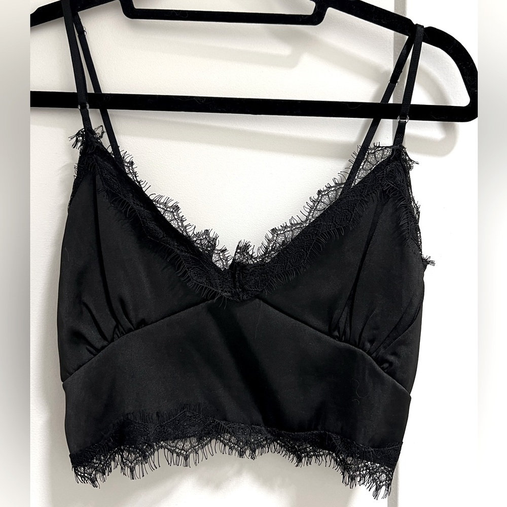 Storets cropped lace camisole